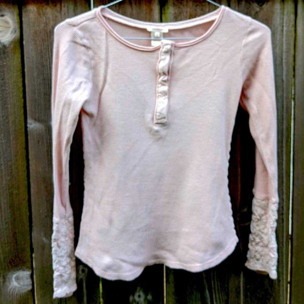 Sundance Light Pink lace cuff thermal